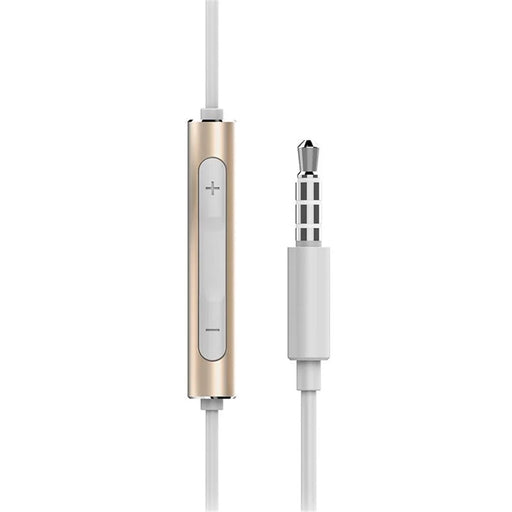 OEM AM116 HUAWEI 3.5mm In-ear Earphone Headset with Mic for iPhone Samsung Huawei (Chinese Version) - Gold Color - 2