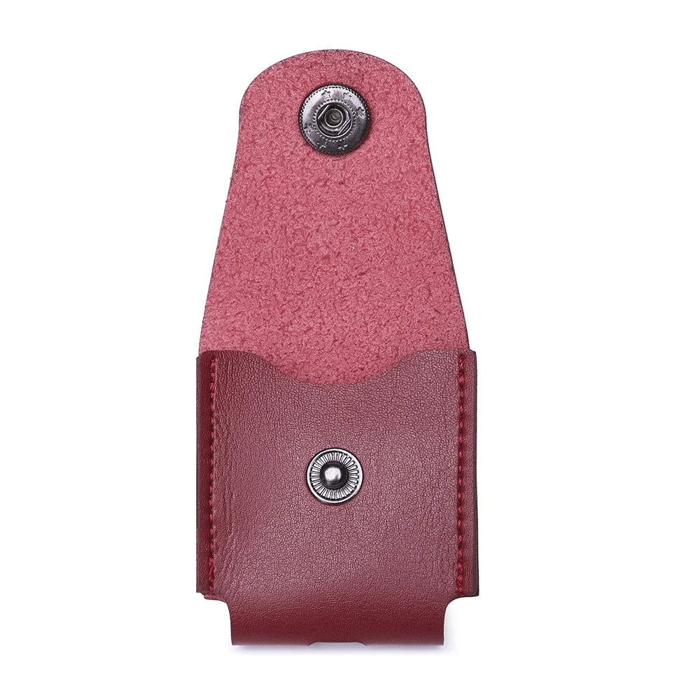 PU Leather Case Anti-lost Protection Pouch for Apple AirPods with Charging Case (2016) - Wine Red - 5