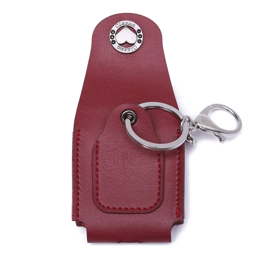 PU Leather Case Anti-lost Protection Pouch for Apple AirPods with Charging Case (2016) - Wine Red - 6