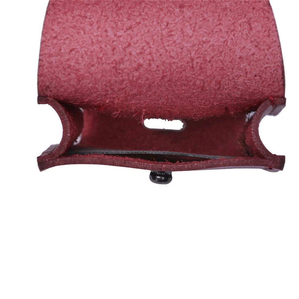 PU Leather Case Anti-lost Protection Pouch for Apple AirPods with Charging Case (2016) - Wine Red - 7