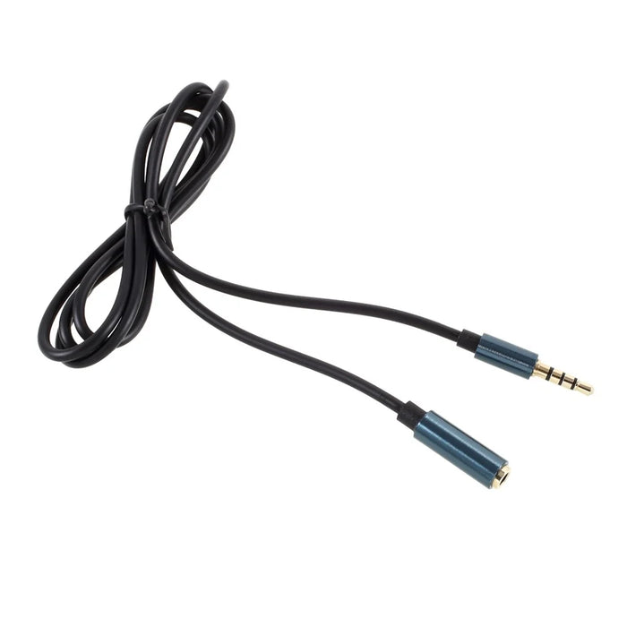 1M 3.5mm Male to Female Audio Extension Cable for Computers MP3 Earphone - 2