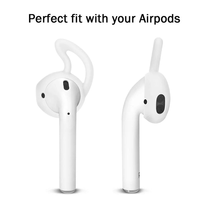 2 Pair / Pack HAT PRINCE Anti-lost Soft Silicone Earbuds Sports Ear-hook for Apple AirPods with Charging Case (2016) - 2