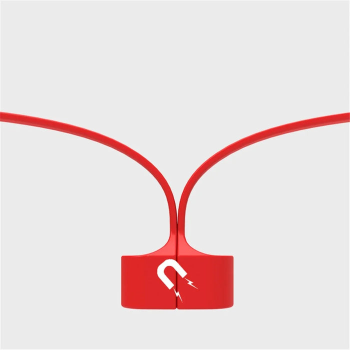 5Pcs/Set Earphone Strap Anti Lost Protective Silicone Magnetic Rope for Apple AirPods - Red - 3