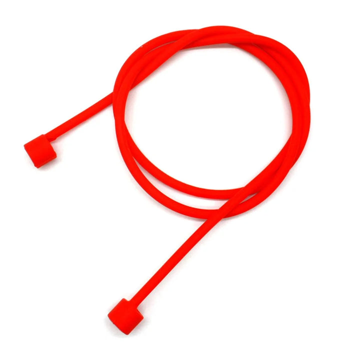 10Pcs/Set Earphone Anti-lost Silicone Rope Strap for Huawei FreeBuds - Red - 2