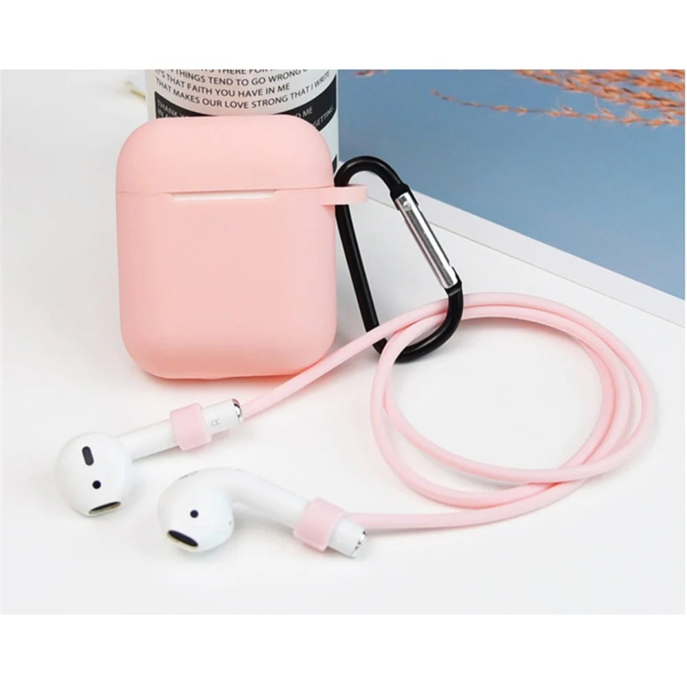 3 Pcs/Set AirPods Cover for Apple AirPods with Charging Case (2019) / with Wireless Charging Case (2019) - Pink - 2