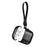 ICARER Cowhide Leather AirPods Case with Strap for Apple AirPods with Wireless Charging Case (2019) / AirPods with Charging Case (2019)/(2016) - Black - 1