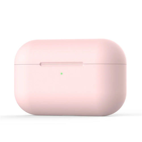 Quality Silicone Earphone Cover Case for Apple AirPods Pro - Light Pink - 1
