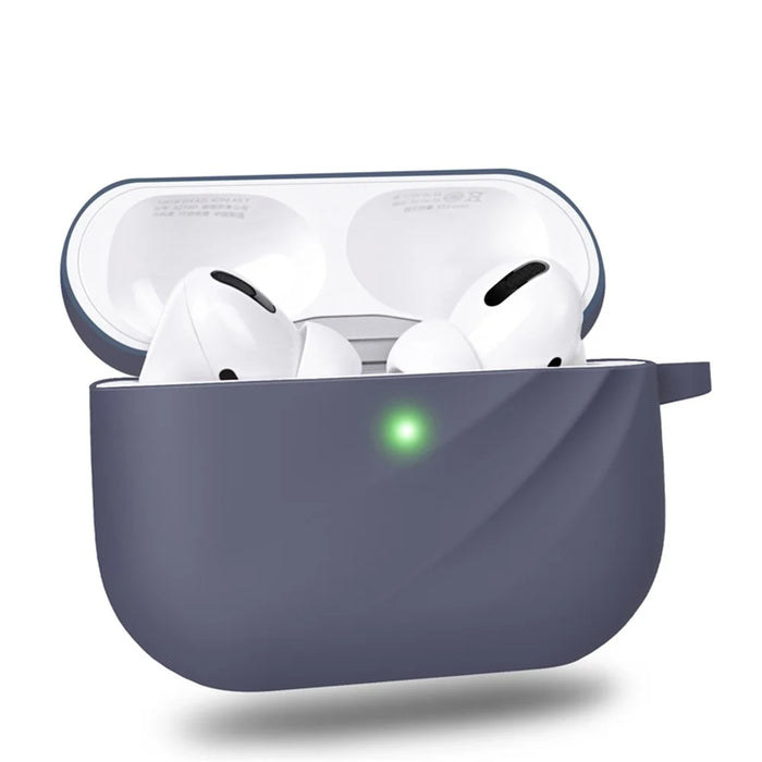 DIROSE Silicone Protective Case with Hook for Apple AirPods Pro - Dark Blue - 4