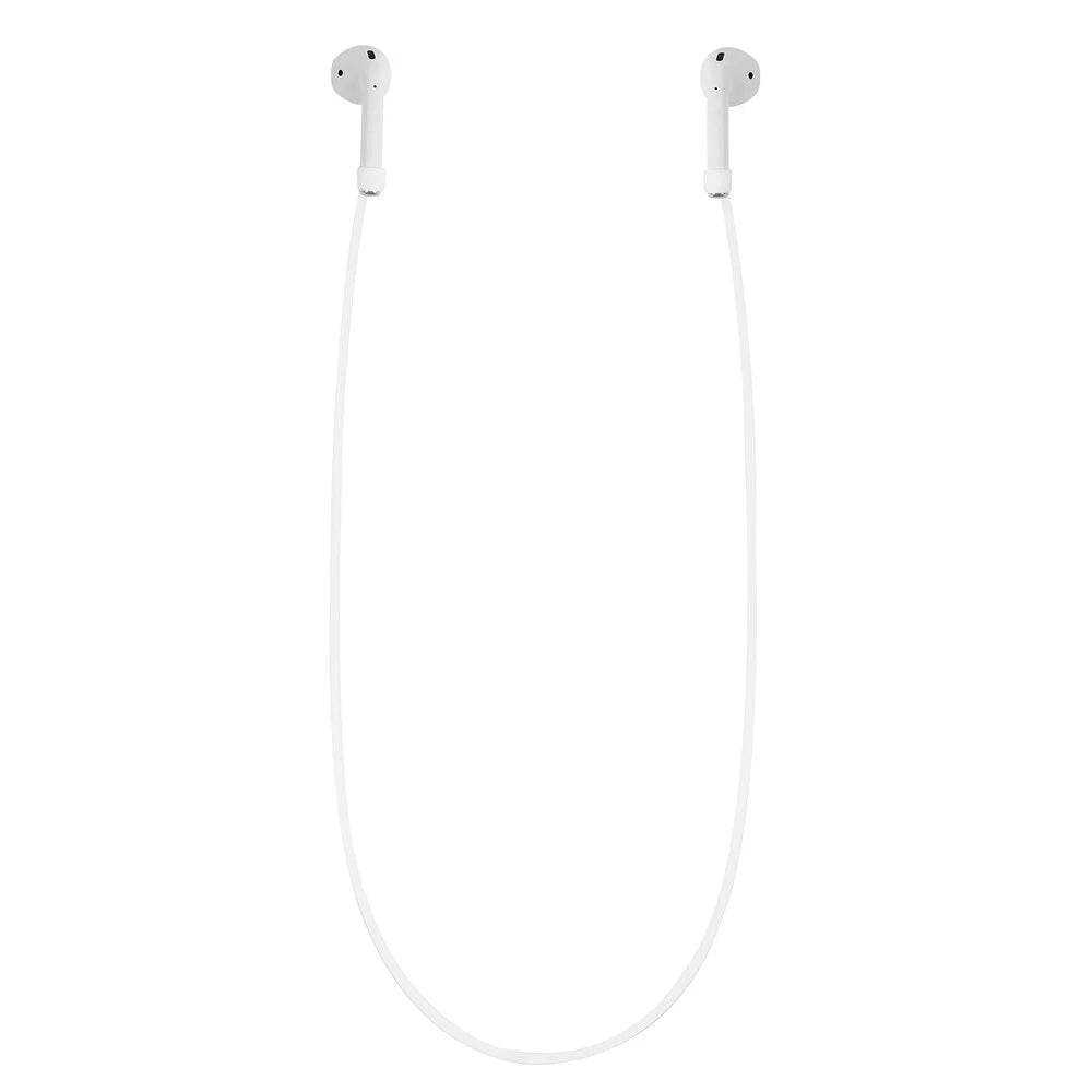 Luminous Bluetooth-compatible Earphones Strap Earbuds Silicone Anti-Lost Rope for AirPods - White - 3