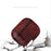 Pure Color Snake Texture Leather Cover with Hook for Apple AirPods Pro - Silver - 6