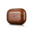 ICARER Genuine Leather Coated PC Case for Apple AirPods Pro - Dark Brown - 3