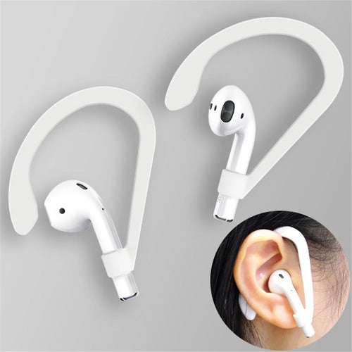 IMAK Silicone Ear Hooks for Apple AirPods Pro/AirPods with Charging Case (2016) (2019)/AirPods with Wireless Charging Case (2019) - White - 1
