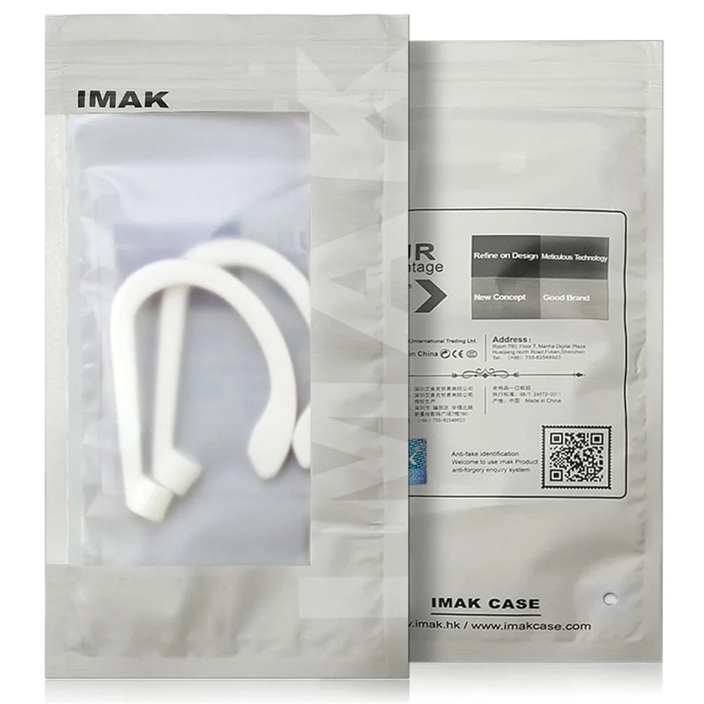 IMAK Silicone Ear Hooks for Apple AirPods Pro/AirPods with Charging Case (2016) (2019)/AirPods with Wireless Charging Case (2019) - White - 5