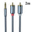 ESSAGER 3.5mm to 2 RCA Audio Splitter Cable 2m - 1