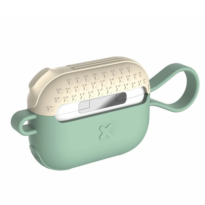 DIROSE Silicone Protective Case with Strap for Apple Airpods Pro - Green - 5