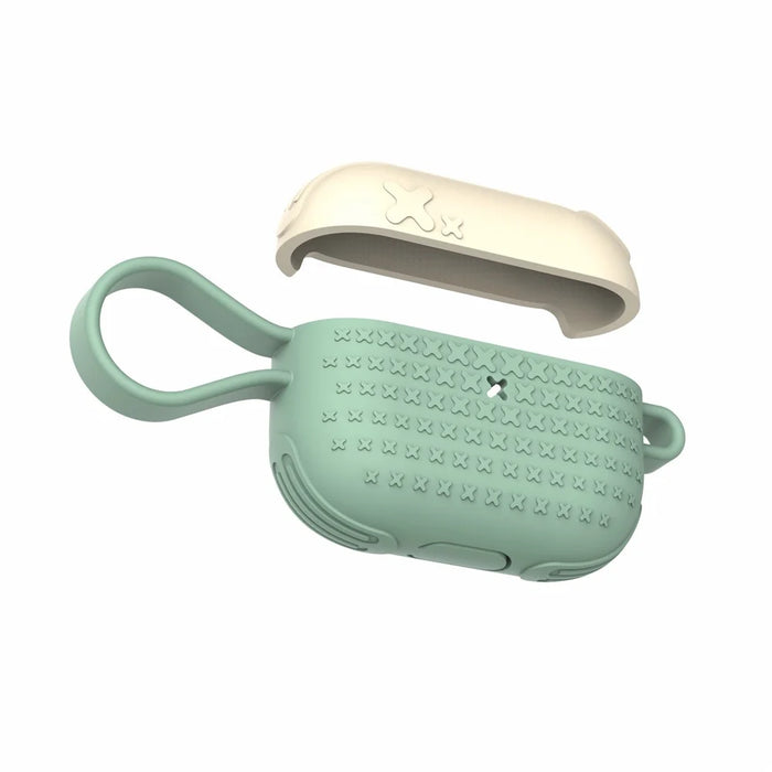DIROSE Silicone Protective Case with Strap for Apple Airpods Pro - Green - 6