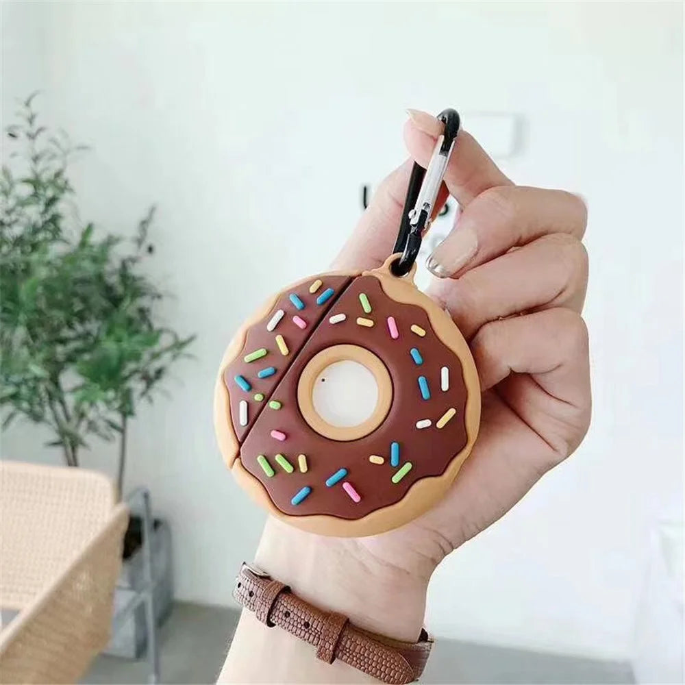 Creative Donuts Shape Silicone Earphones Case for Apple AirPods with Wireless Charging Case (2019)/AirPods with Charging Case (2019)/(2016) - 7