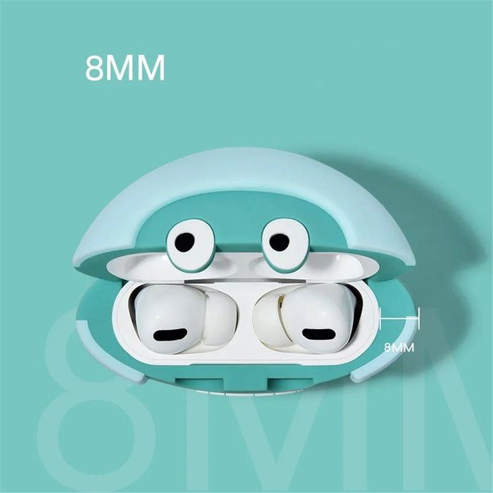 For AirPods Pro Octopus in Helmet Design Cute Earphone Charging Case Cover - Green - 3