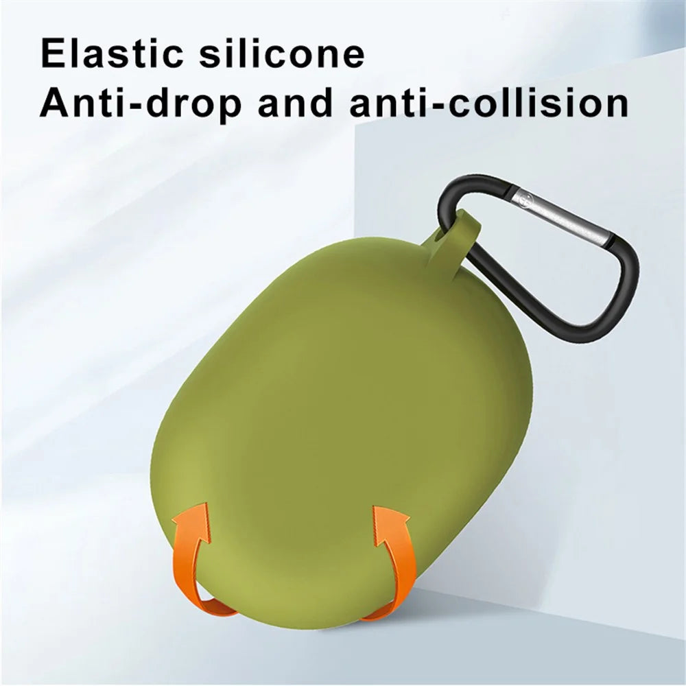 For Beats Studio Buds Silicone Case  Bluetooth-compatible Earphone Dustproof Cover - Grass Green - 3