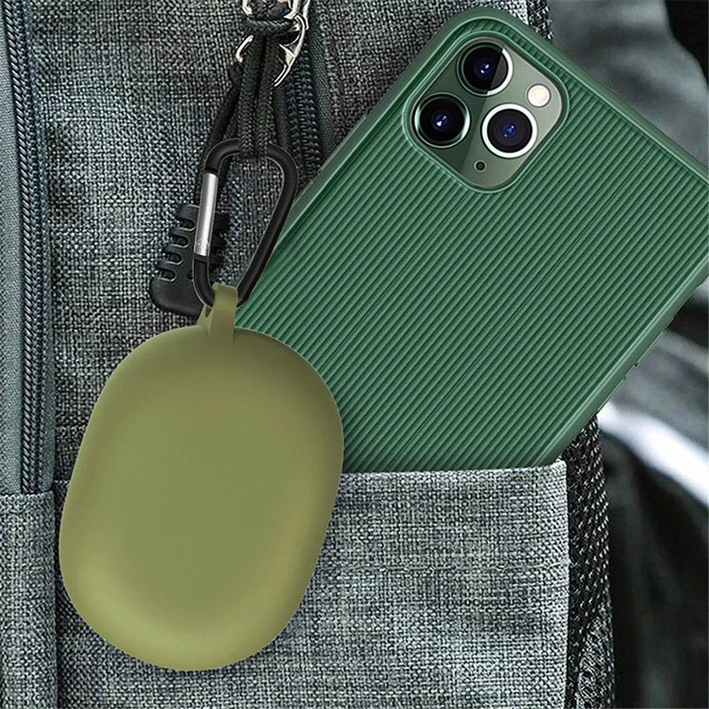 For Beats Studio Buds Silicone Case  Bluetooth-compatible Earphone Dustproof Cover - Grass Green - 5