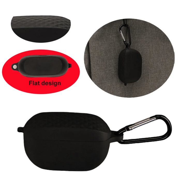 Earphone Protective Silicone Case Shell Cover for JBL Wave 100TWS - Black - 2