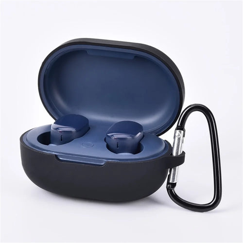 Earphone Protective Silicone Case Shell Cover for Xiaomi Redmi Airdots 3 - Black - 1