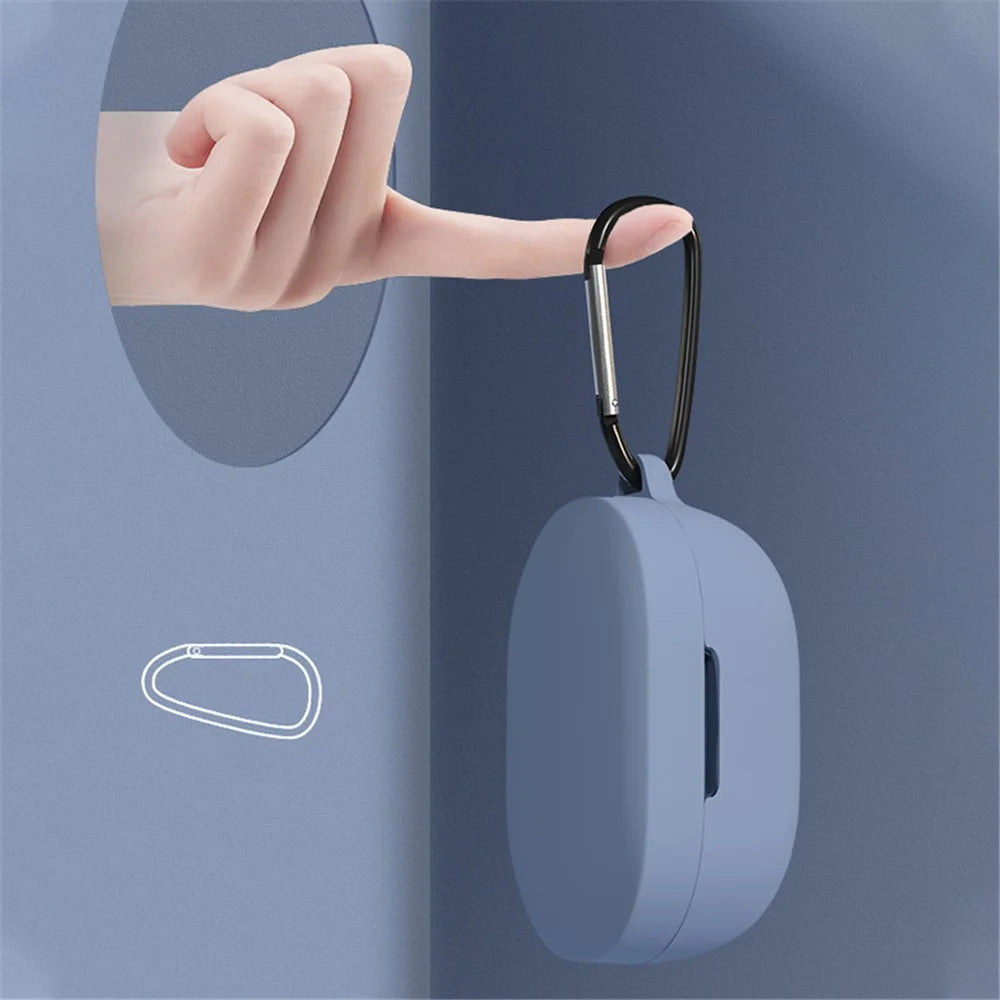 Earphone Protective Silicone Case Shell Cover for Xiaomi Redmi Airdots 3 - Black - 3