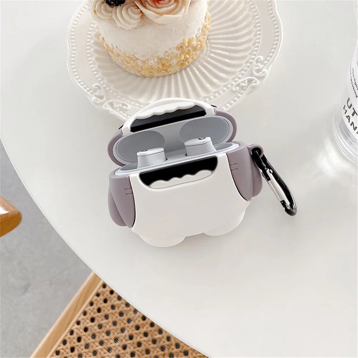 Cartoon Shark Design Silicone Bluetooth-compatible Earphone Protective Case Cover for Beats Studio Buds - 3