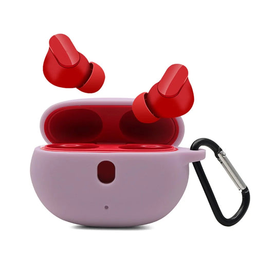 For Beats Studio Buds Silicone Case Anti-Lost Wireless Earphones Protector - Purple - 1