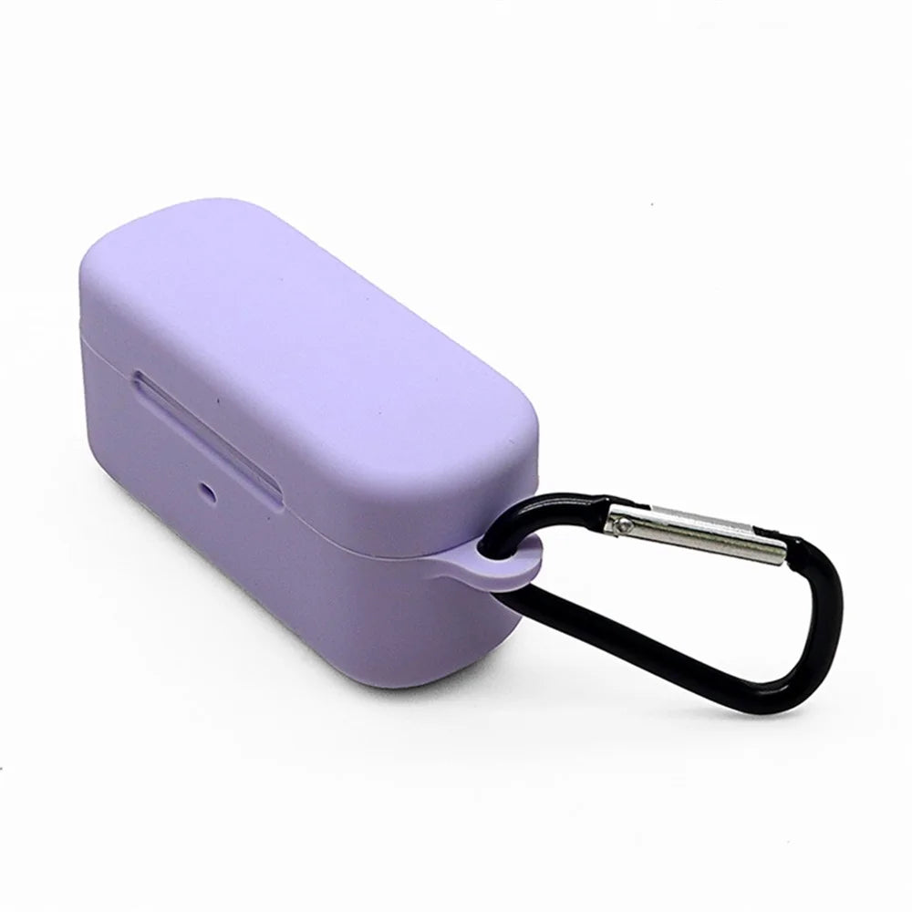 Bluetooth-compatible Earphone Soft Silicone Protective Case Anti-lost Cover for FIIL T1 Pro - Purple - 1