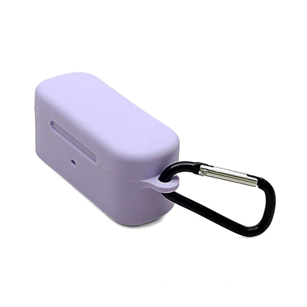 Soft Silicone Bluetooth-compatible Earphone Protective Case Anti-lost Cover for FIIL T1 Lite - Purple - 1