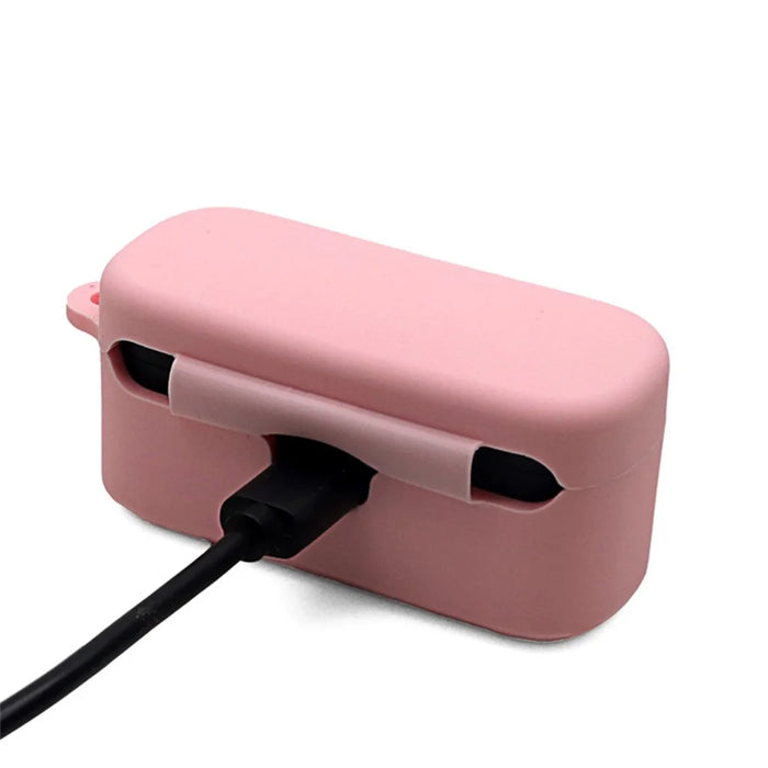 Soft Silicone Bluetooth-compatible Earphone Protective Case Anti-lost Cover for FIIL T1 Lite - Purple - 2