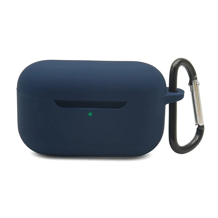 Silicone Case Shockproof Protective Cover with Hanging Buckle for Echo Buds 2 - Midnight Blue - 2