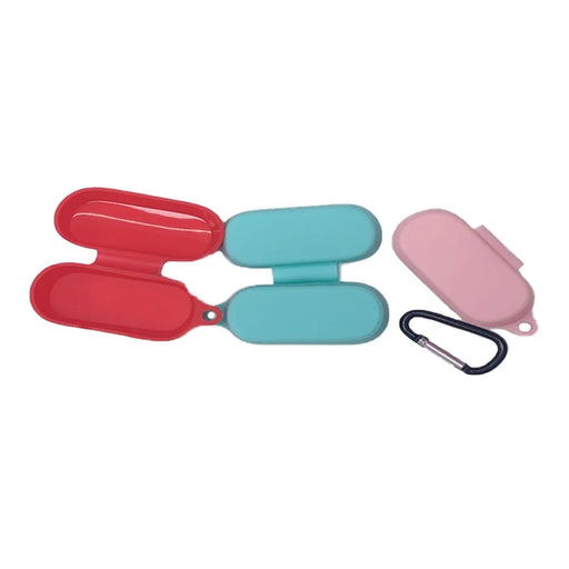 Bluetooth-compatible Earphone Silicone Protective Case Cover with Anti-lost Buckle for JBL T280TWS X - White - 2