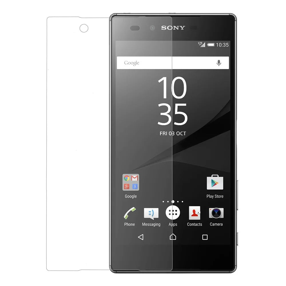 For Sony Xperia Z5 / Dual 0.25mm Tempered Glass Screen Protector Film 9H Arc Edge - 1