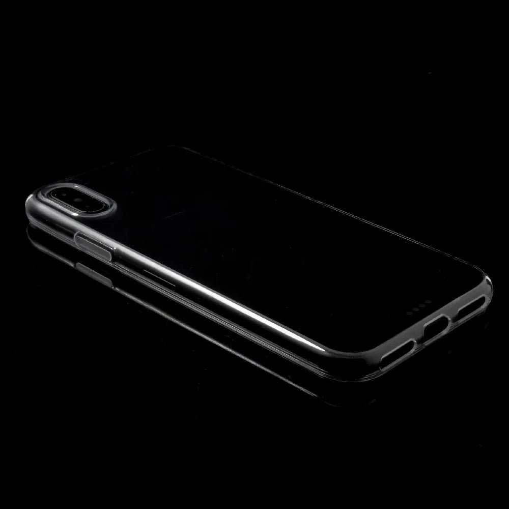 Full Protection Ultra Thin See-through TPU Phone Cover for iPhone XS / X/10 5.8 inch - Transparent - 3