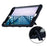 Shock-proof TPU + PC Hybrid Back Case with Kickstand for iPad Pro 9.7 inch - Black - 6