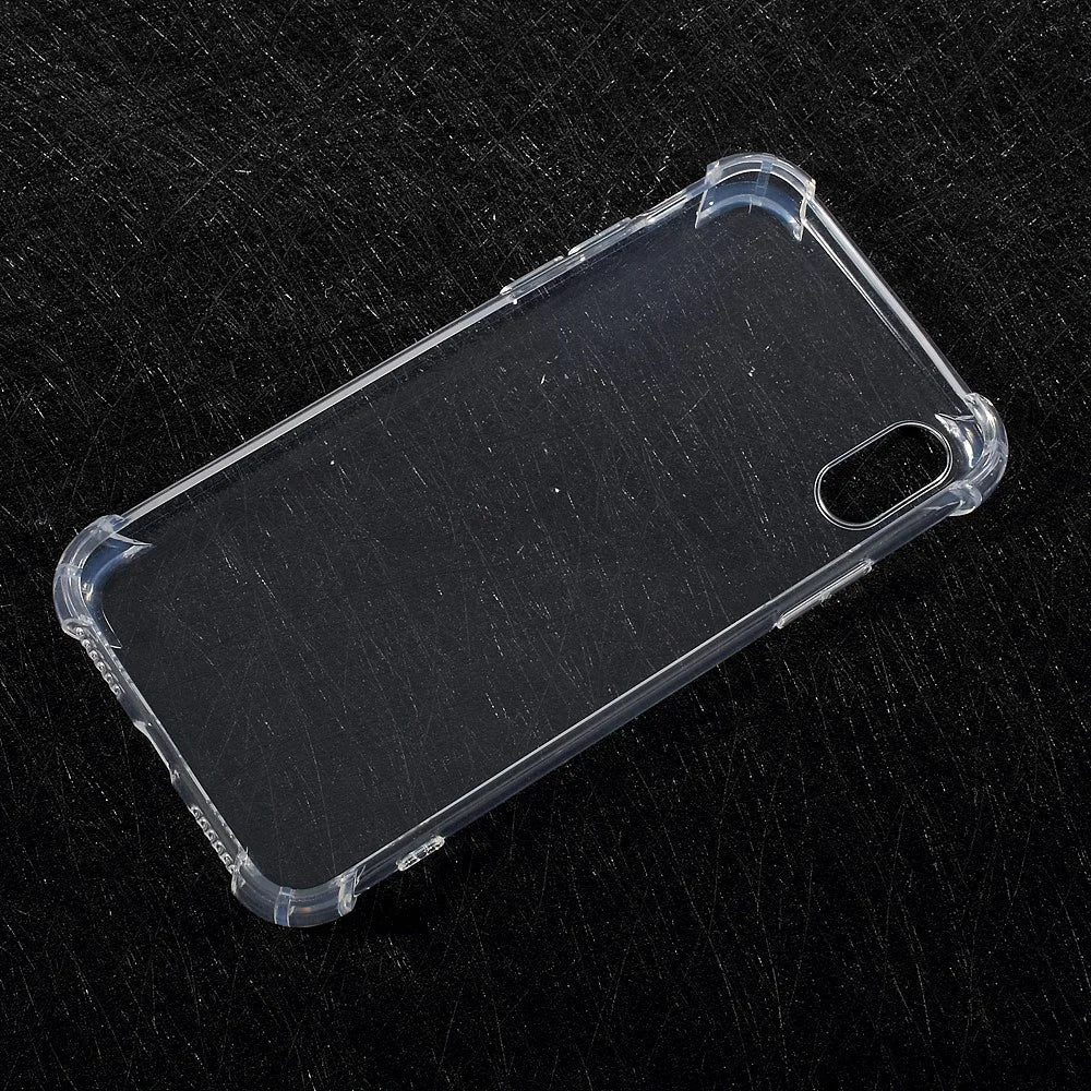 For iPhone XS / X 5.8 inch Drop-Proof See-through TPU Case Cover - Transparent - 2
