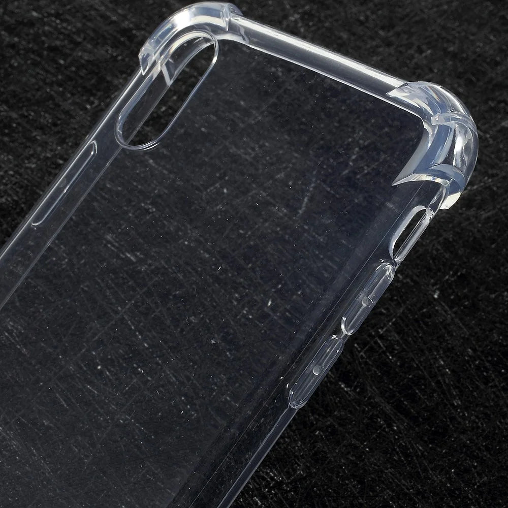 For iPhone XS / X 5.8 inch Drop-Proof See-through TPU Case Cover - Transparent - 5