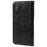 Crazy Horse Genuine Leather Case for iPhone X 5.8 inch, Stand Wallet Flip Folio Protective Cover - Black - 3
