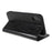 Crazy Horse Genuine Leather Case for iPhone X 5.8 inch, Stand Wallet Flip Folio Protective Cover - Black - 5