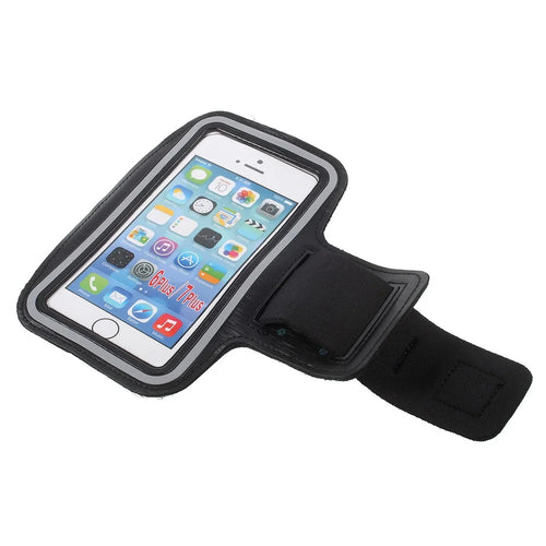 5.5-inch Gym Running Jogging Sports Armband Case for iPhone XS Max /8 Plus / 7 Plus / 6s Plus / 6 Plus 5.5 inch - Black - 1