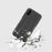 Woven Texture PC + TPU Swivel Belt Clip Holster Case for iPhone X (Ten) - Black - 7