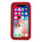 IP68 Waterproof Snow-proof Dirt-proof Cover for iPhone X / XS 5.8 inch - Red - 3