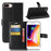 Lychee Skin Leather Wallet Case for iPhone 8 Plus / 7 Plus - Black - 1