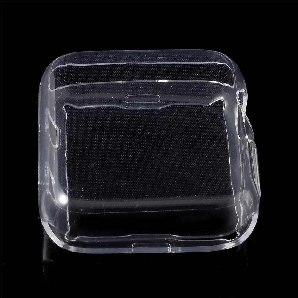 Transparent TPU Protective Case with Non-slip Inner for Apple Watch 42mm Series 3 2 1 - 4