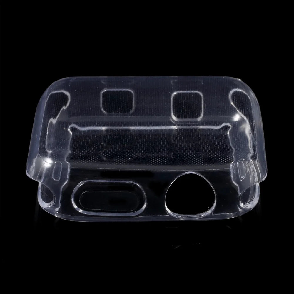 Transparent TPU Protective Case with Non-slip Inner for Apple Watch 42mm Series 3 2 1 - 5
