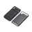 PC + TPU Hybrid Case with Hidden Card Holder for iPhone X - Black - 3