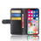 Genuine Leather Wallet Stand Shell Case for iPhone X Cell Phone Accessory - Black - 5