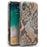 QIALINO Python Skin Texture Genuine Leather Phone Back Case for iPhone X - 1